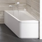 Bathtub cover Front panel A 10 ° 170 L white